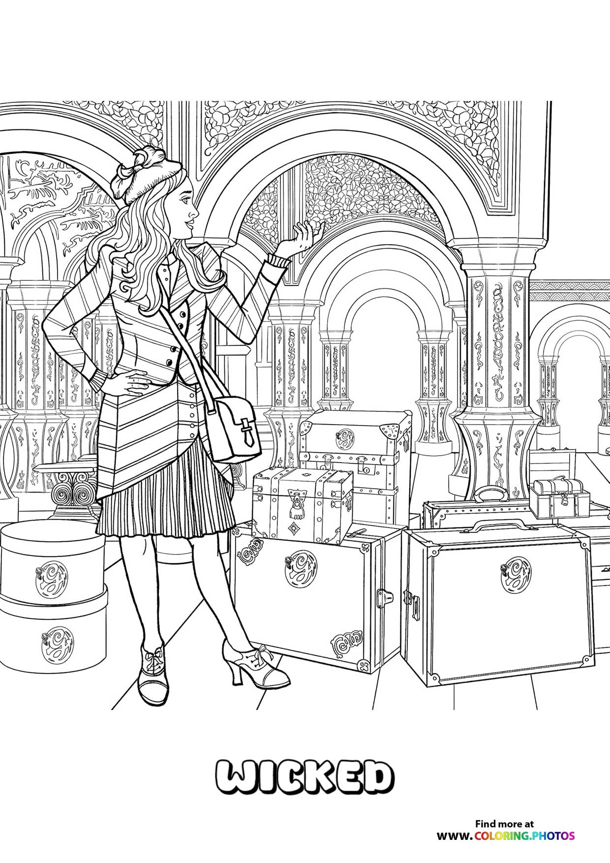 Wicked Coloring Pages For Kids