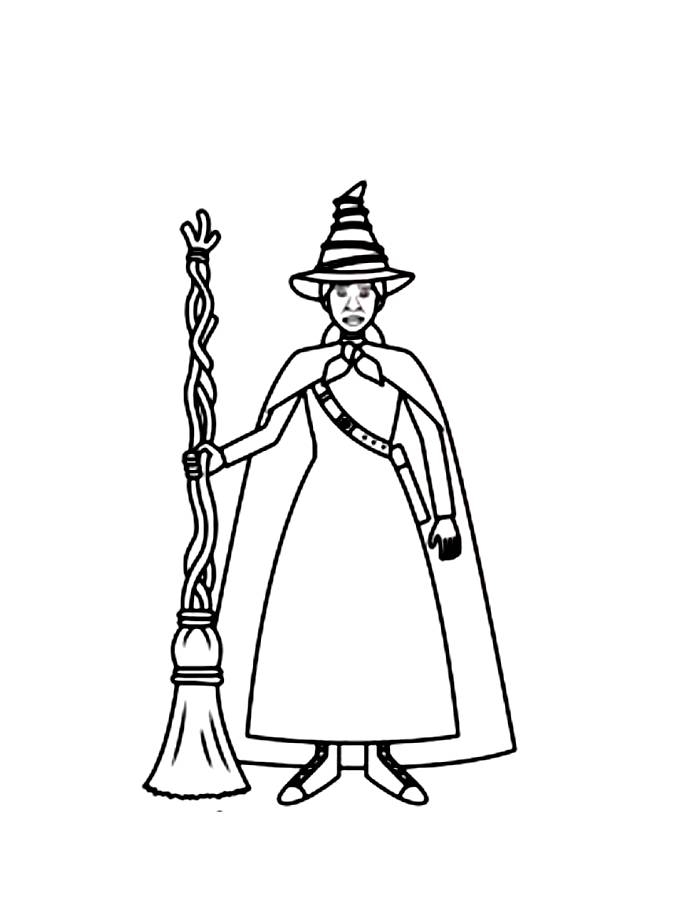 Wicked Coloring Pages Free Printable PDF 