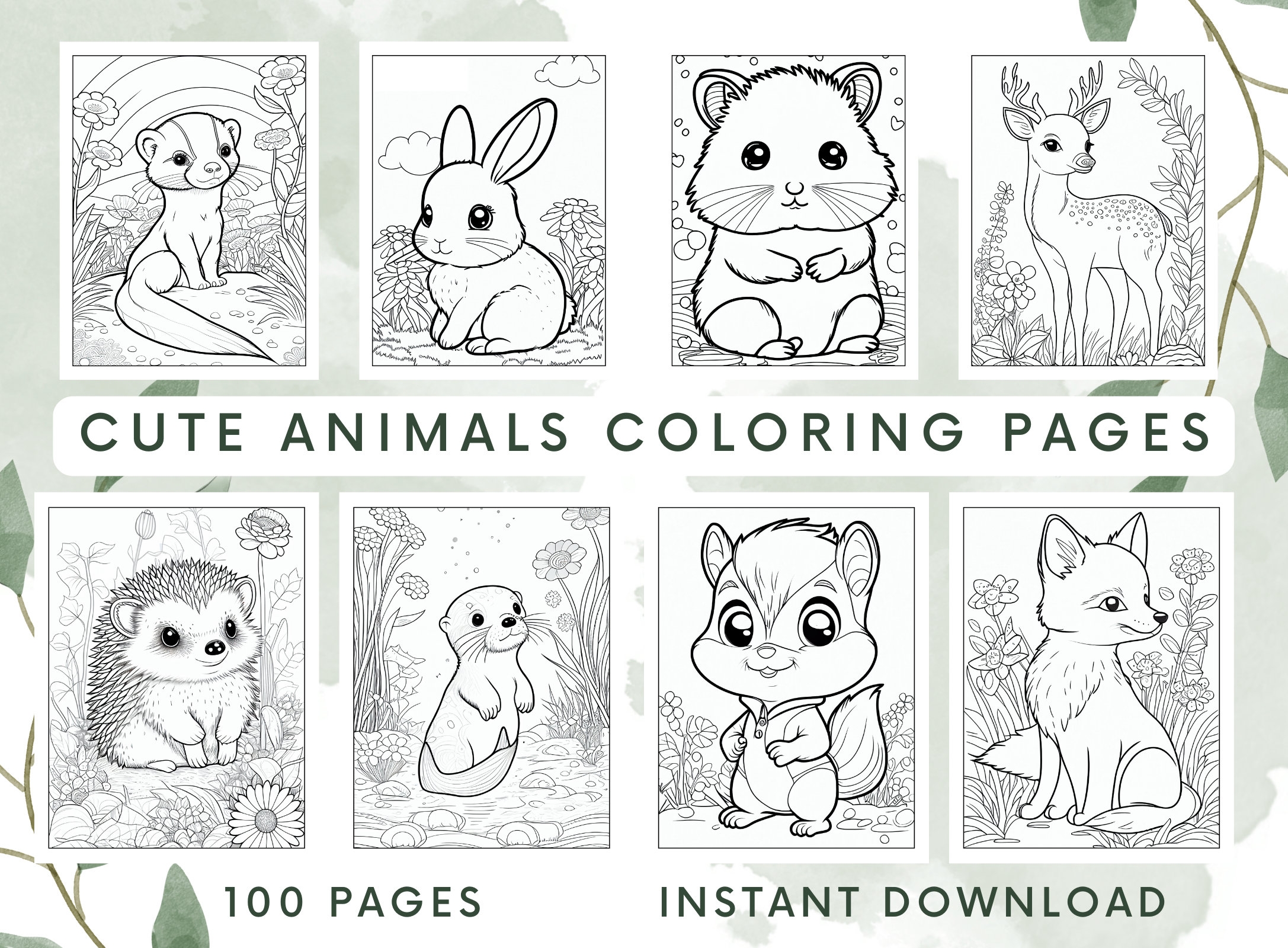Wild Animals Coloring Pages Coloring Pages To Download