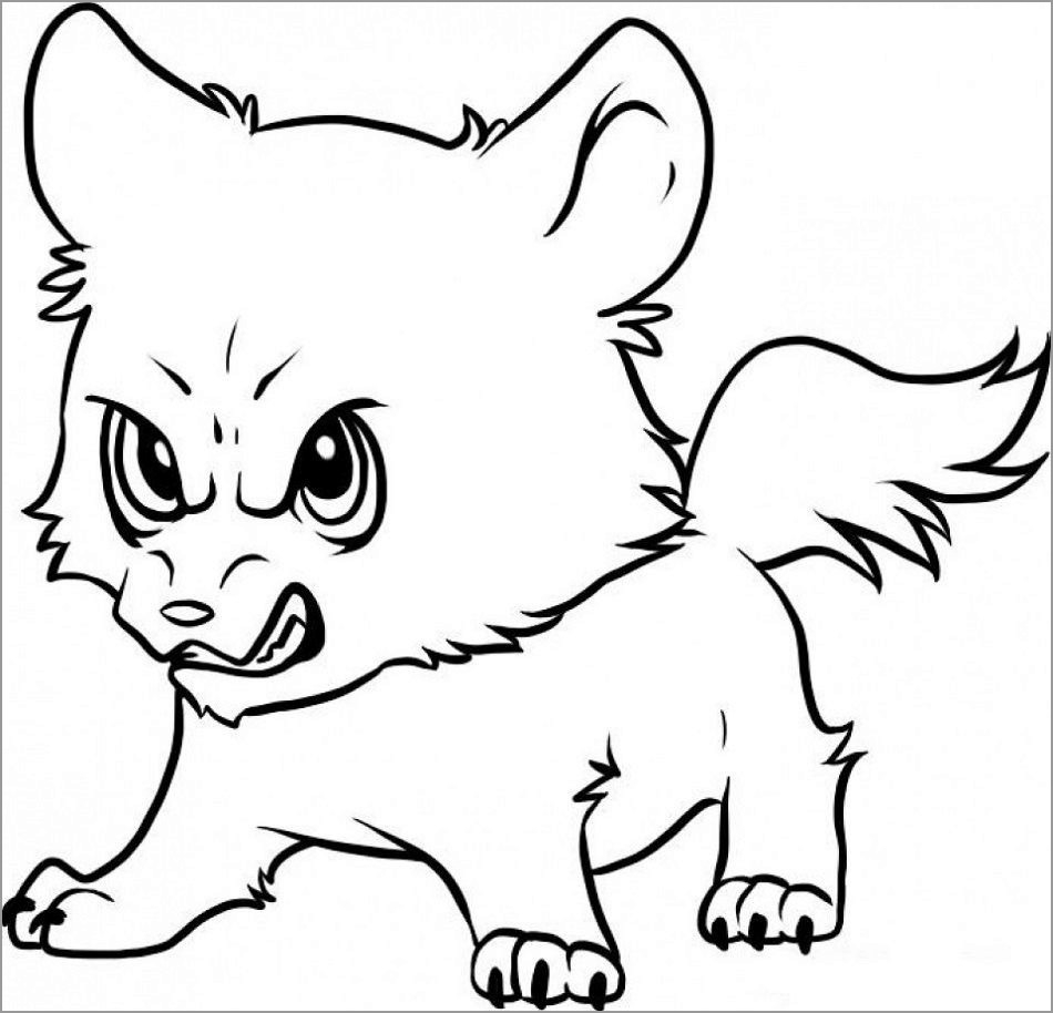 Wolf Coloring Pages ColoringBay