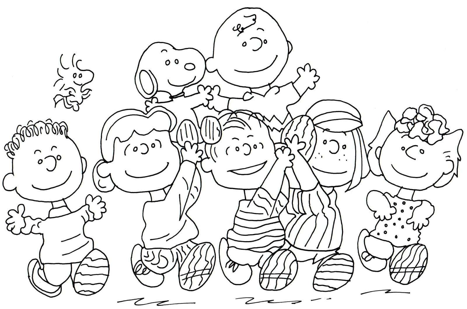 Woodstock Snoopy Coloring Pages Coloring Home
