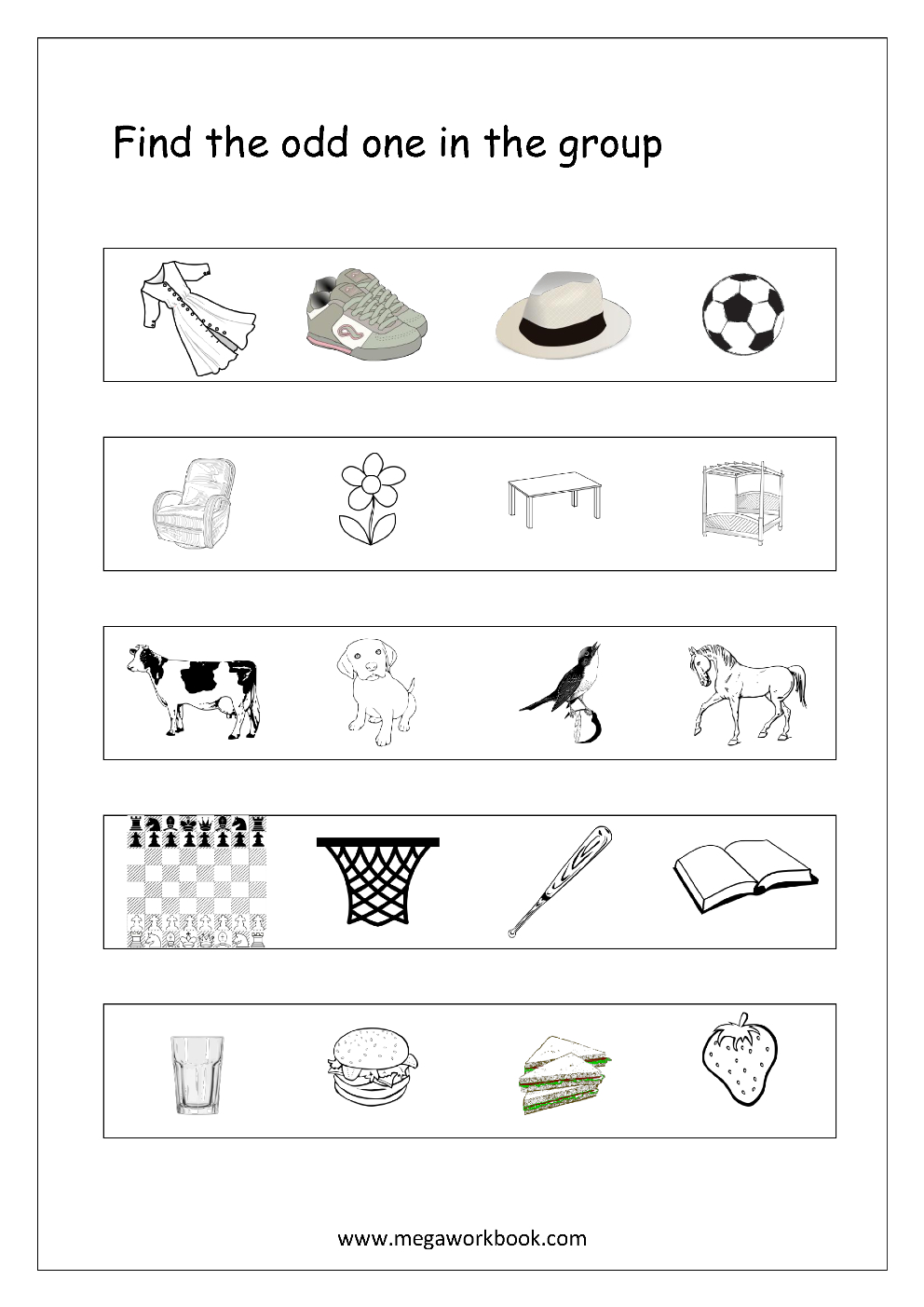 Worksheet Kindergarten Logic Worksheets For Kids The Best Image 