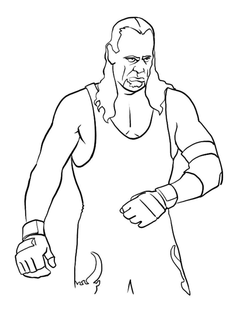 WWE Coloring Pages