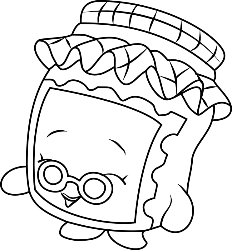 YO CHI Shopkin Coloring Page Free Printable Coloring Pages For Kids