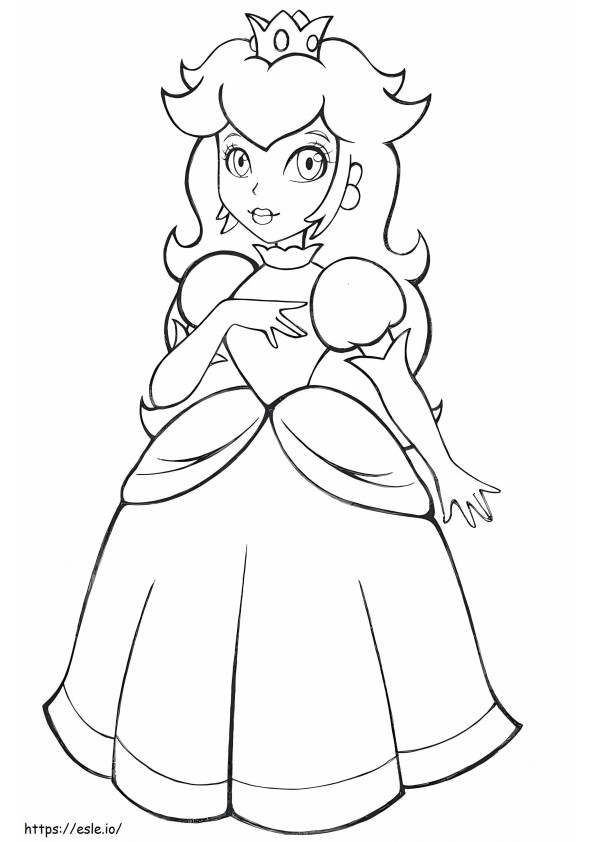 Zombie Mario Coloring Page