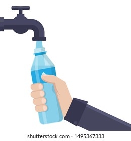 47 Thousand Fill Water Bottles Royalty Free Images Stock Photos 