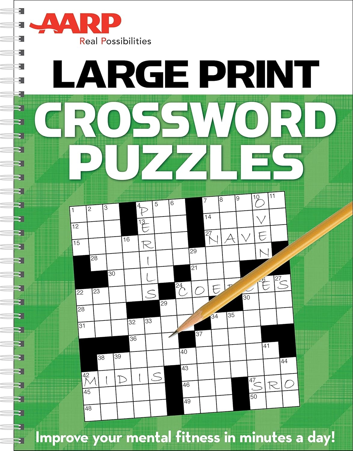 AARP Large Print Crossword Puzzles Publications International Ltd 