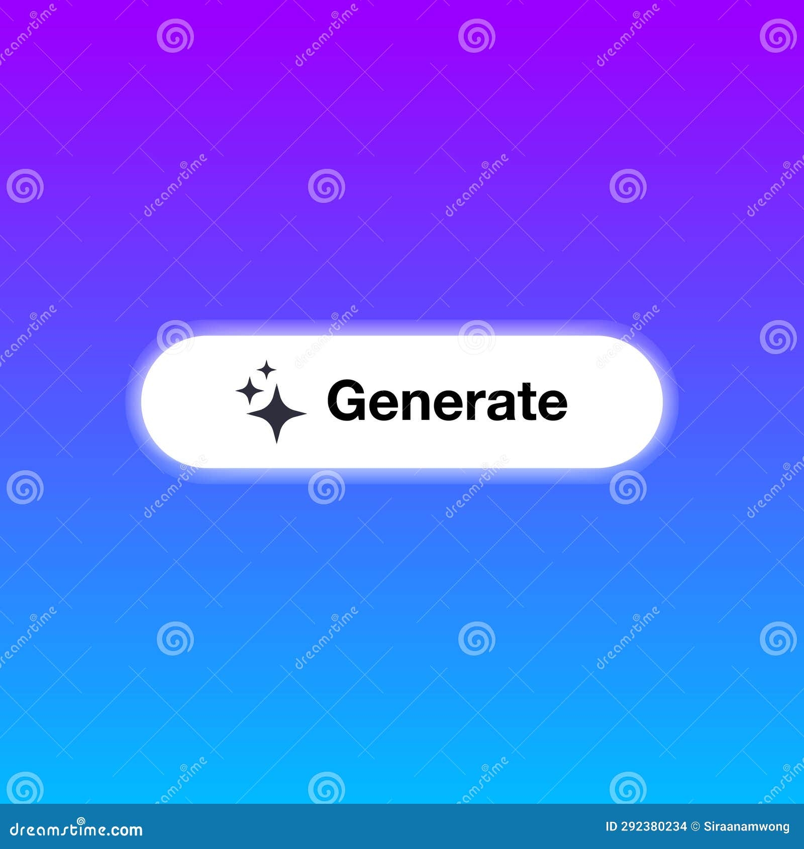 AI Generate Button Set On White Background Vector CartoonDealer 