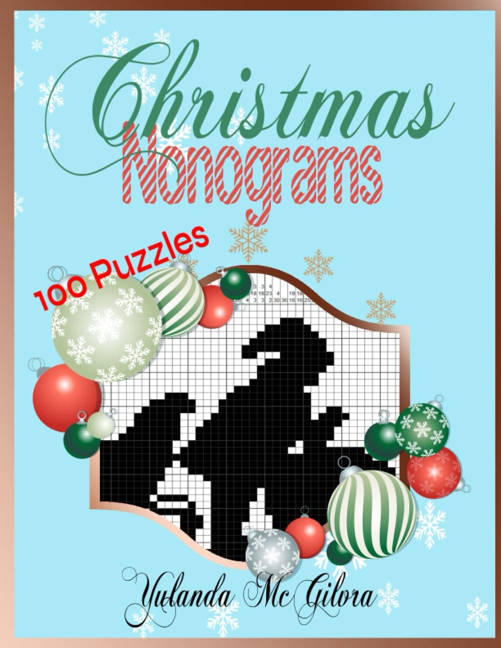Christmas Nonograms 100 Japanese Crossword Puzzle Games For Adults 