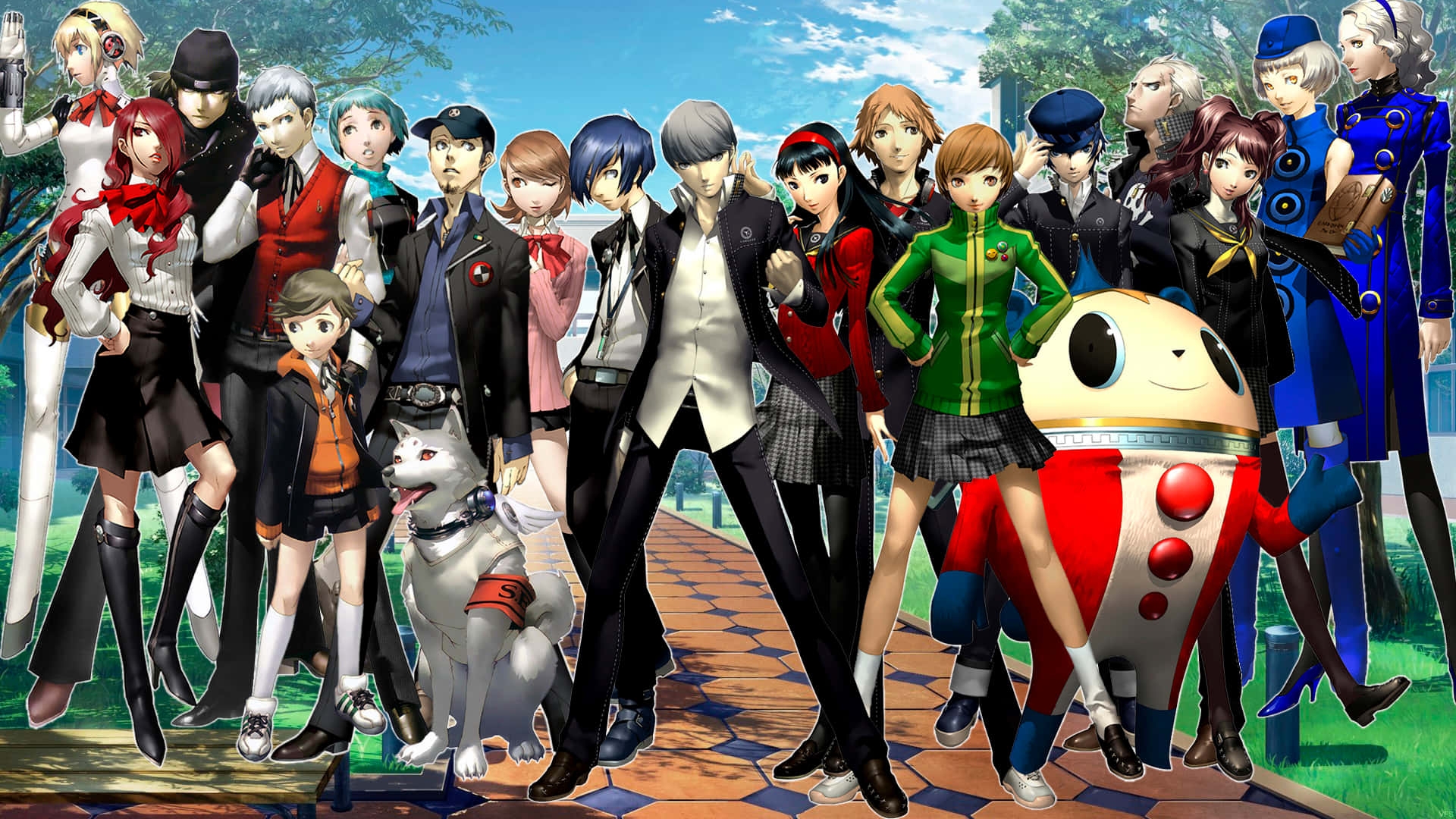 Download Persona 3 Complete Characters Picture Wallpapers