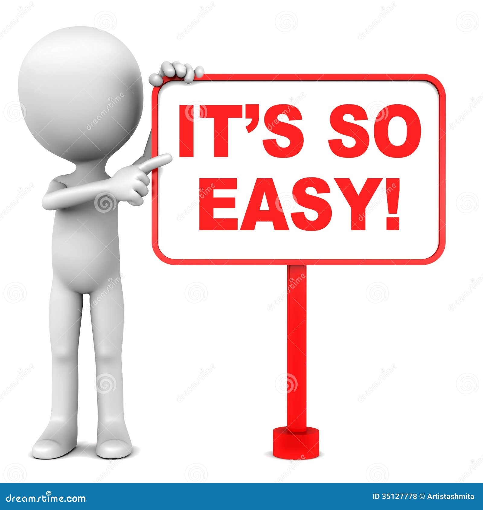 Easy Stock Illustration Illustration Of Challenge Point 35127778