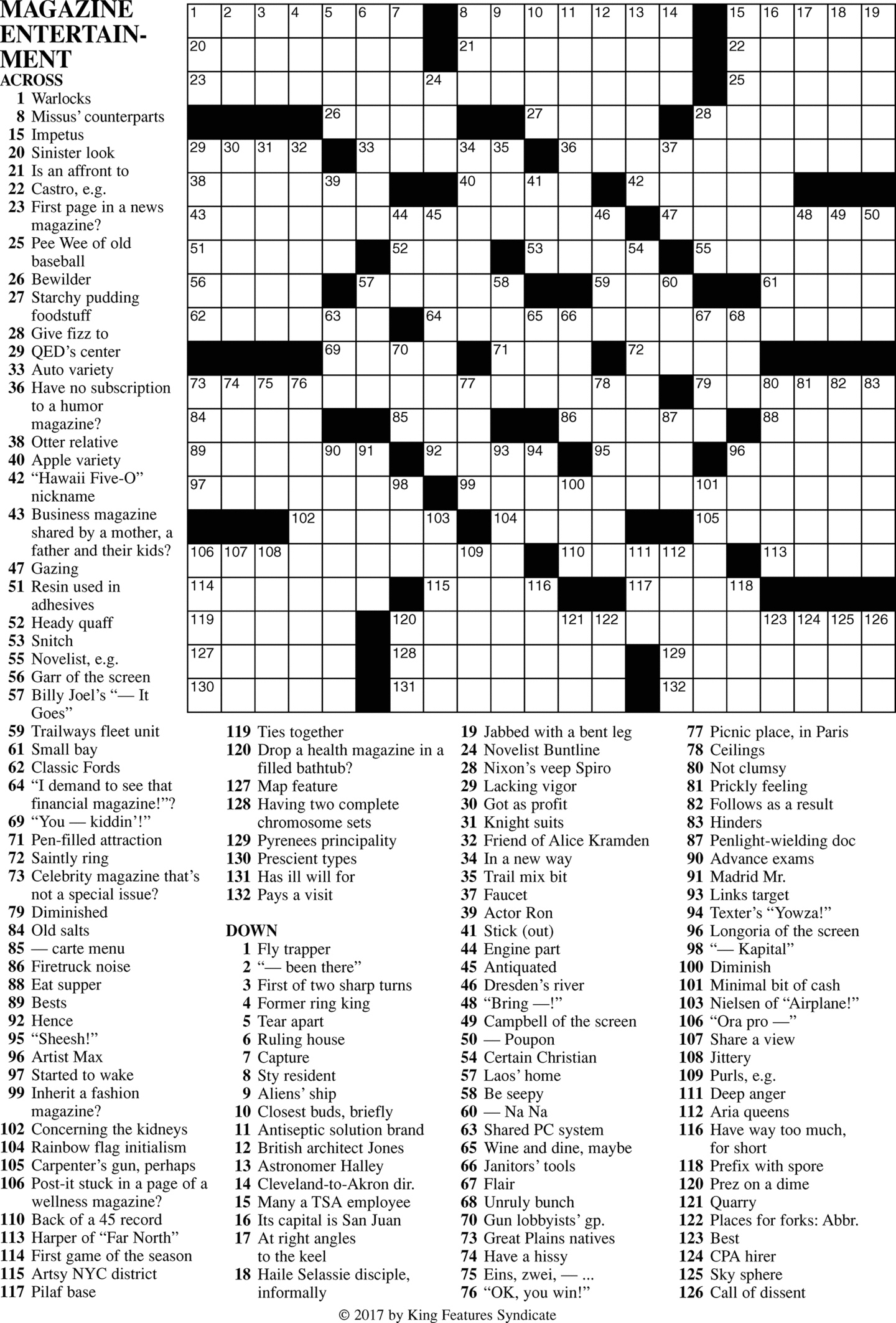 Frank Longo Premier Crossword Puzzles Printable James Crossword Puzzles