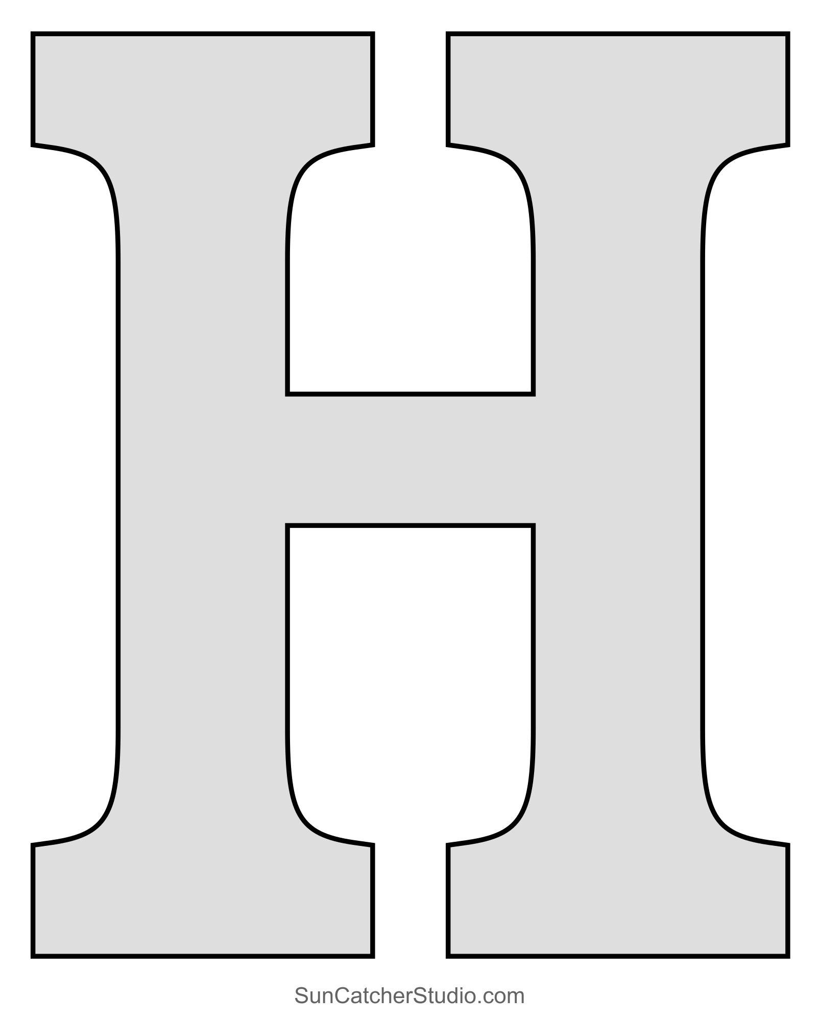 Free Printable Block Letters Stencils Infoupdate