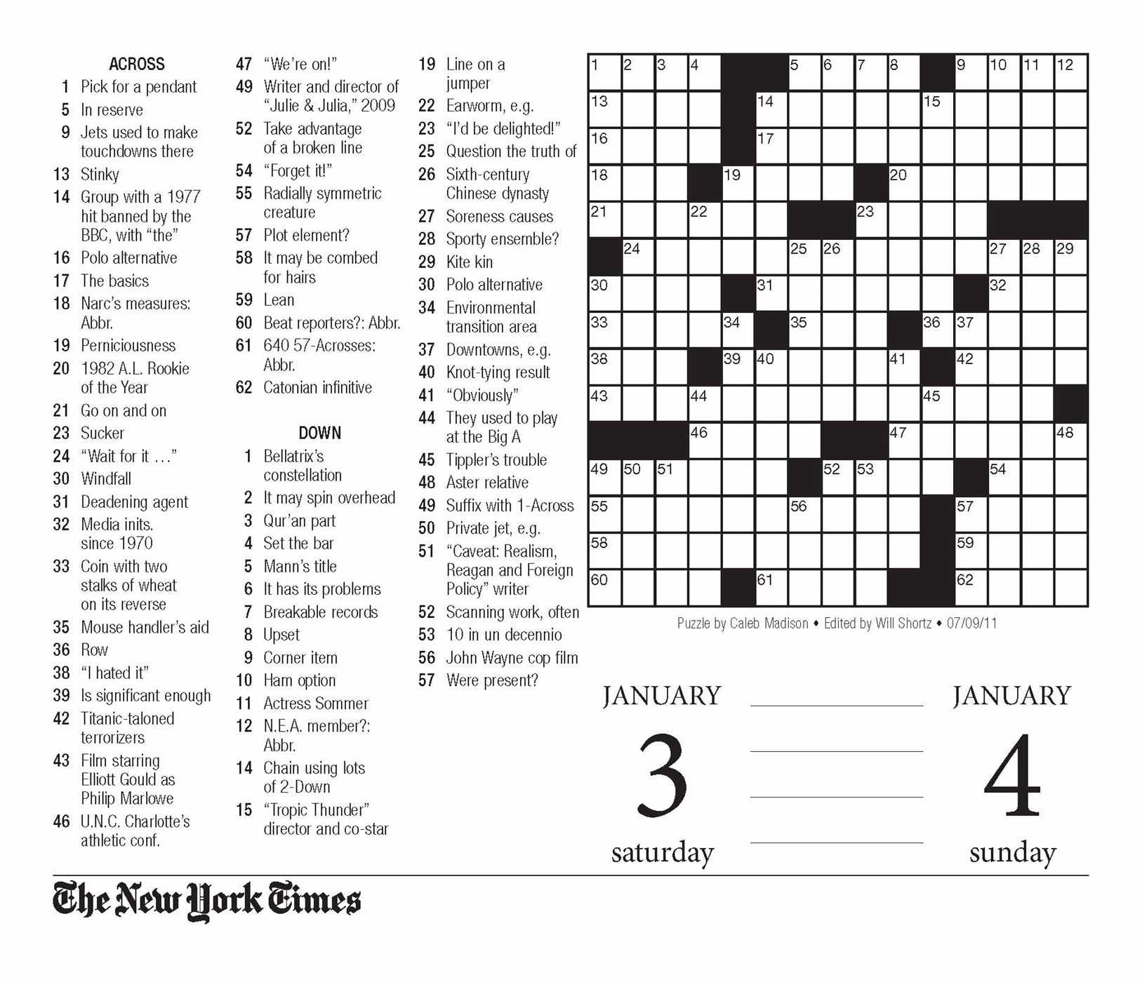 Free Printable New York Times Crossword Puzzles Free Printable New York Times Crossword Puzzles