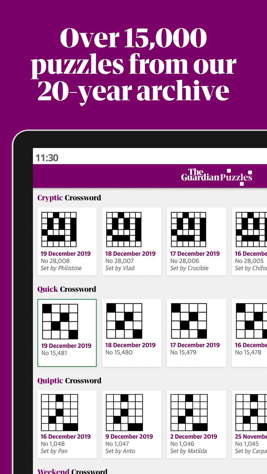 Guardian Puzzles Crosswords For Android Download