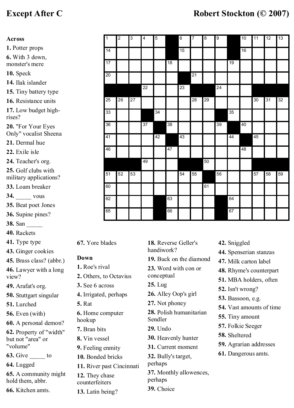 Hard Halloween Crossword Puzzles Printable Emma Crossword Puzzles