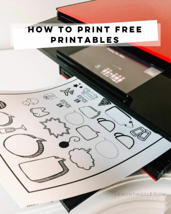 How To Print Free Printables Lemon Thistle
