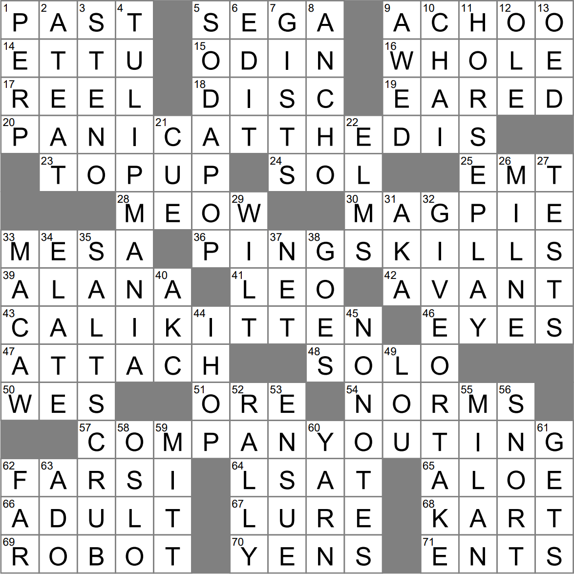 LA Times Crossword 21 Jul 23 Friday LAXCrossword