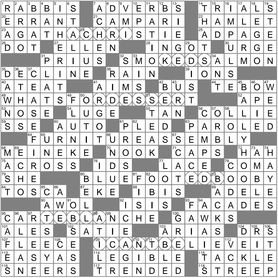 LA Times Crossword 27 Aug 23 Sunday LAXCrossword