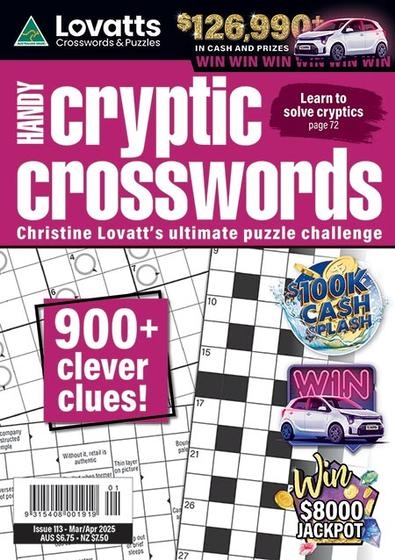 Lovatts Handy Cryptic Crosswords Magazine Subscription