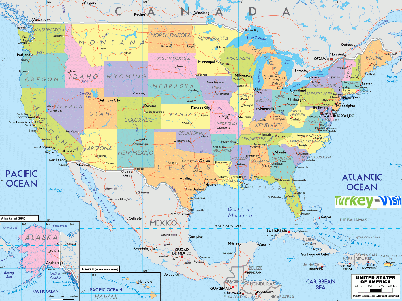 Map Of The United States
