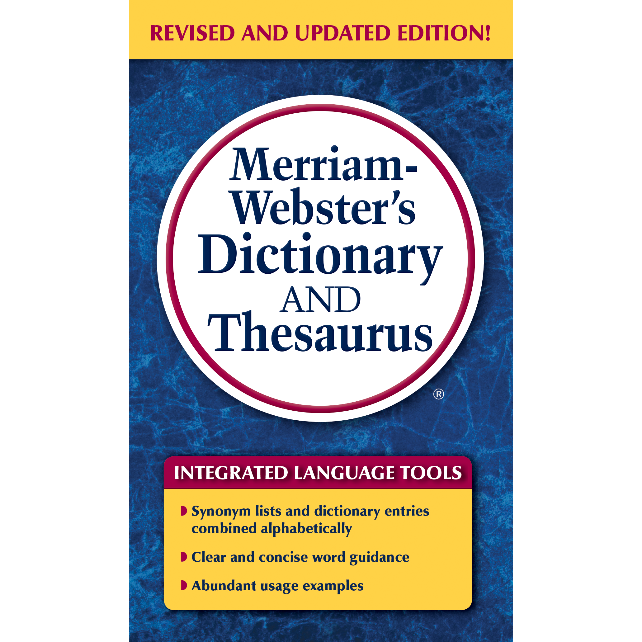 Merriam Webster 39 s Dictionary And Thesaurus Newest Edition 2014 