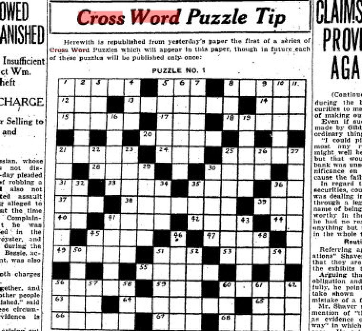 Metro Crossword Online Free Printable Crosswords