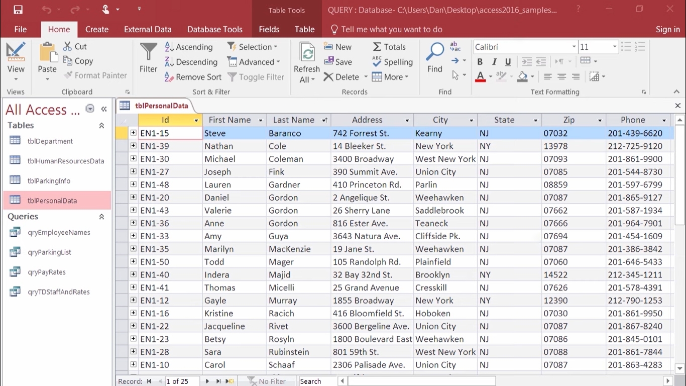 Microsoft Access Database Lighthrom
