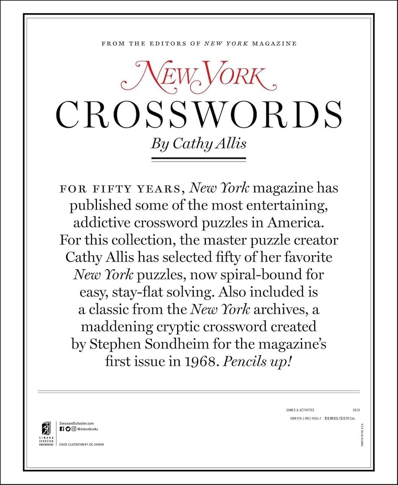 New York Magazine Crossword Archive New York Crossword Puzzle
