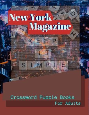 New York Magazine Crossword Puzzle Books For Adults Crossword Puzzle 