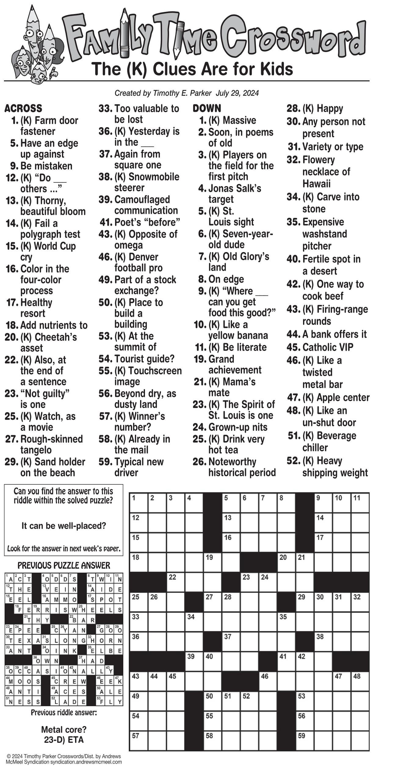 Newsday Crossword Puzzle Printable All FREE Printables