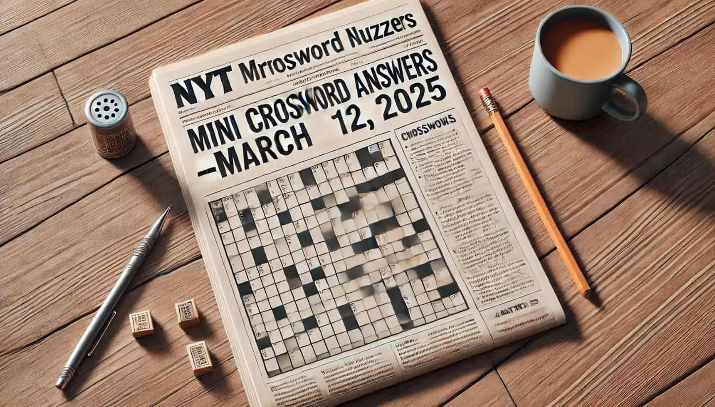 NYT Mini Kreuzwortr tsel 12 M rz 2025 Vollst ndige L sungen Und 