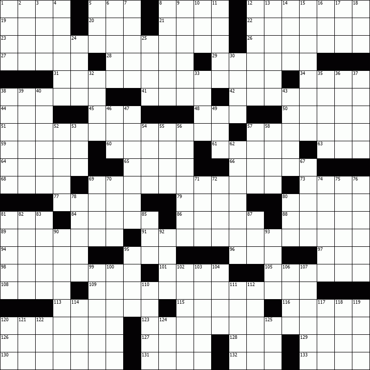 Onlinecrosswords Net Free Printable Crosswords