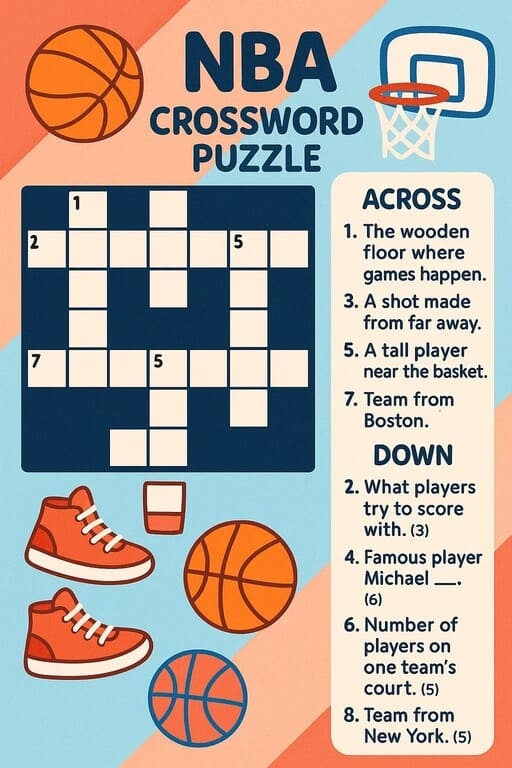 Printable Easy Crossword Puzzles PrintableLib