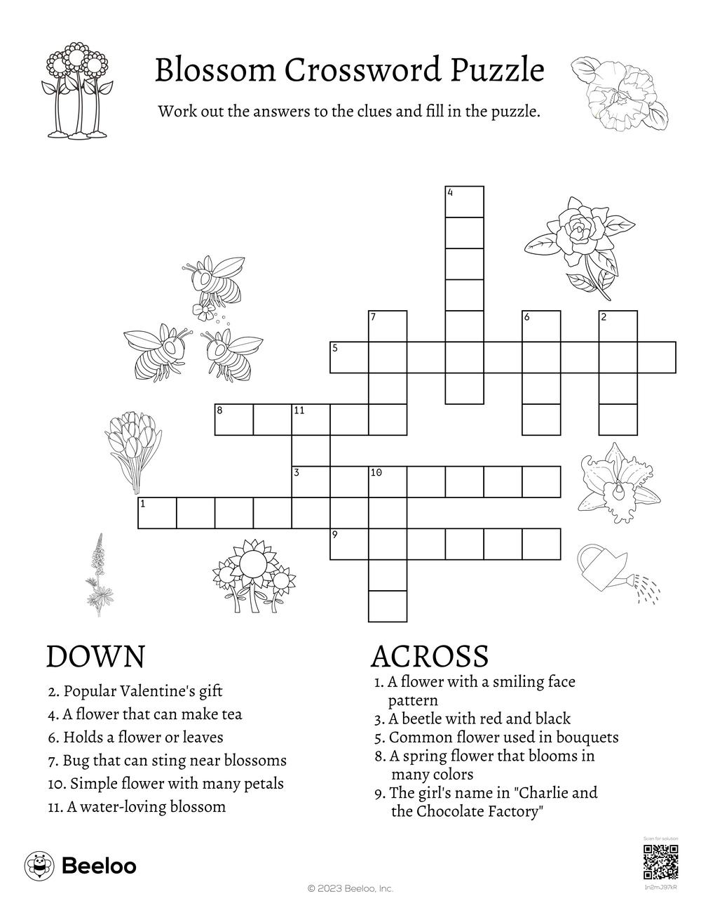 Printable Themed Crossword Puzzles