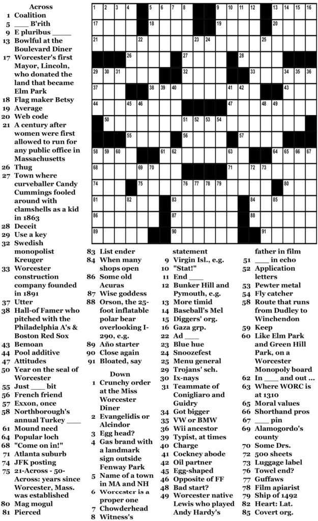 Printable Toronto Sun Crossword Printable JD
