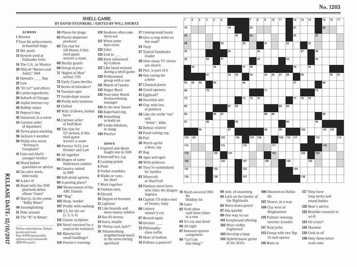 Seattle Times Crossword Puzzles Free Printable Crosswords