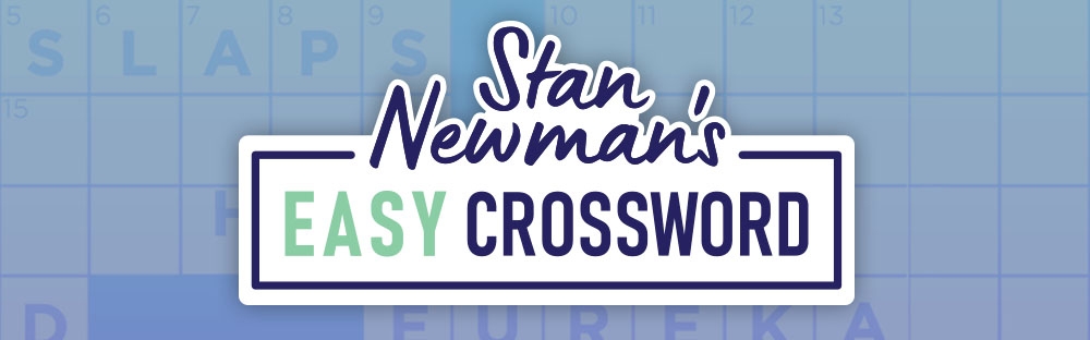 Stan Newman 39 s Easy Crossword Puzzle Play For Free