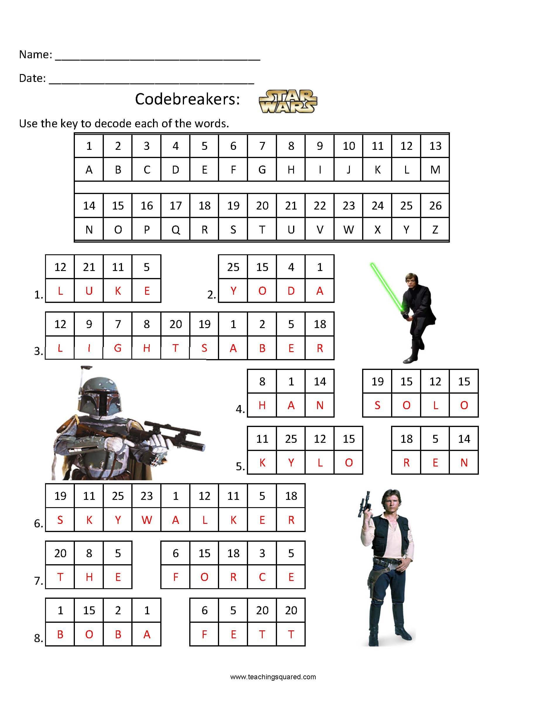 Star Wars Crossword Puzzle Printable Sally Crossword Puzzles