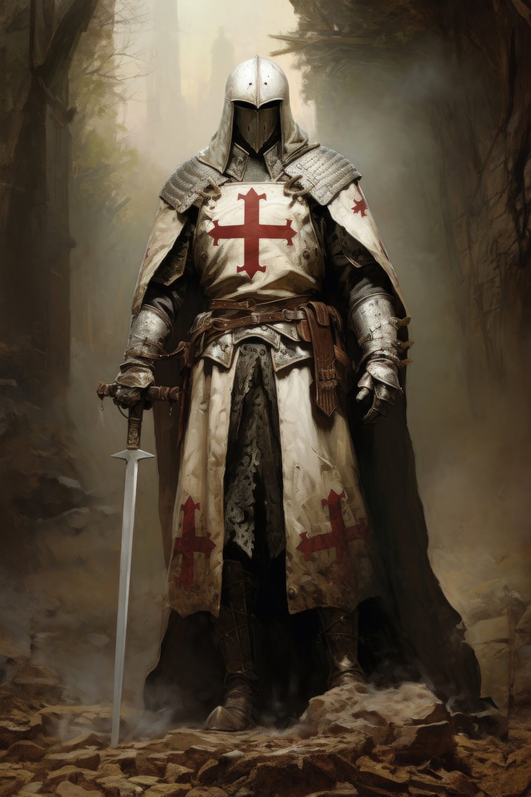The Crusader Printable Downloadable Wall Art Poster Art Large Size 