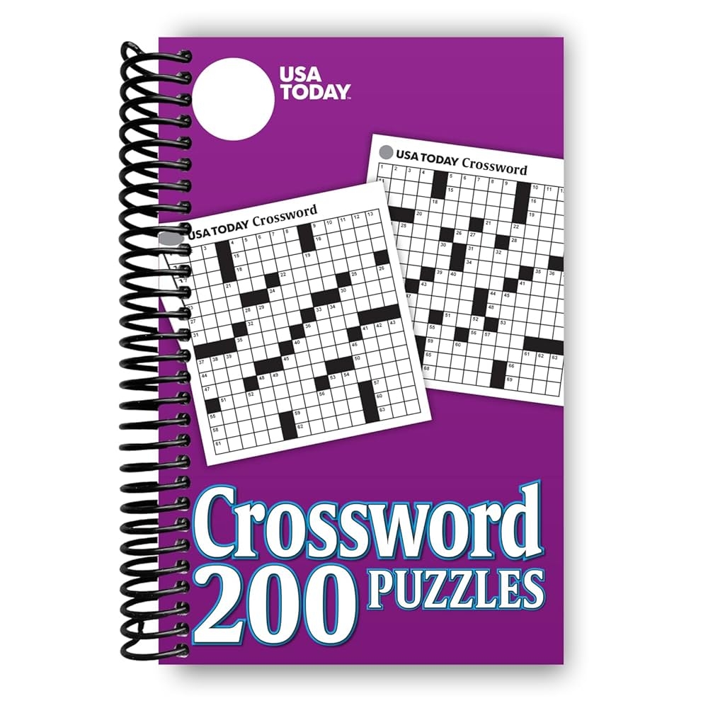 USA TODAY Crossword 200 Puzzles From The Nation s No 1 Newspaper USA Today Puzzles Volume 2 Spiral bound USA TODAY