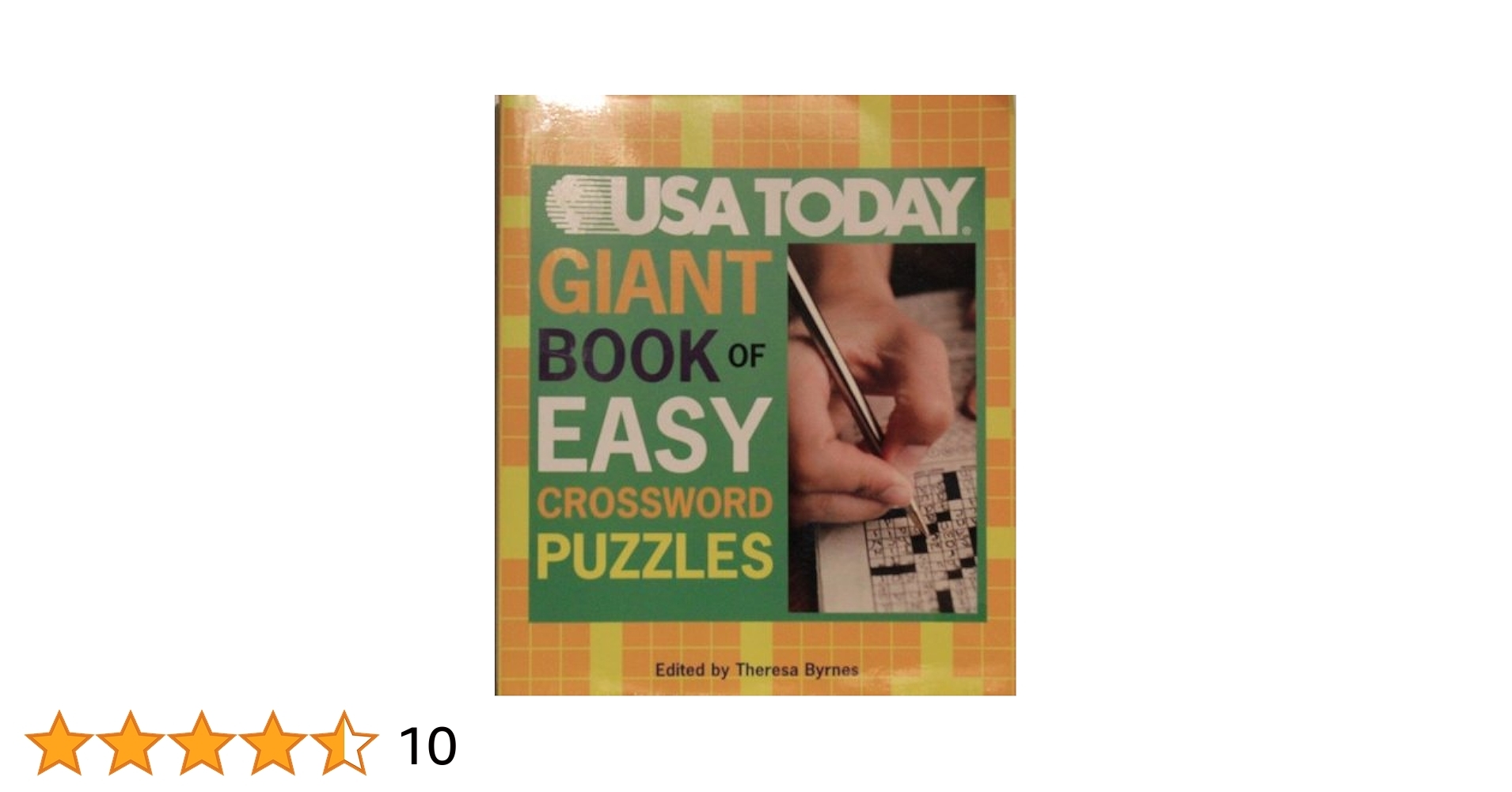 USA TODAY Giant Book Of Easy Book Of Easy Crossword Puzzles Theresa Byrnes 9781402749964 Amazon Books