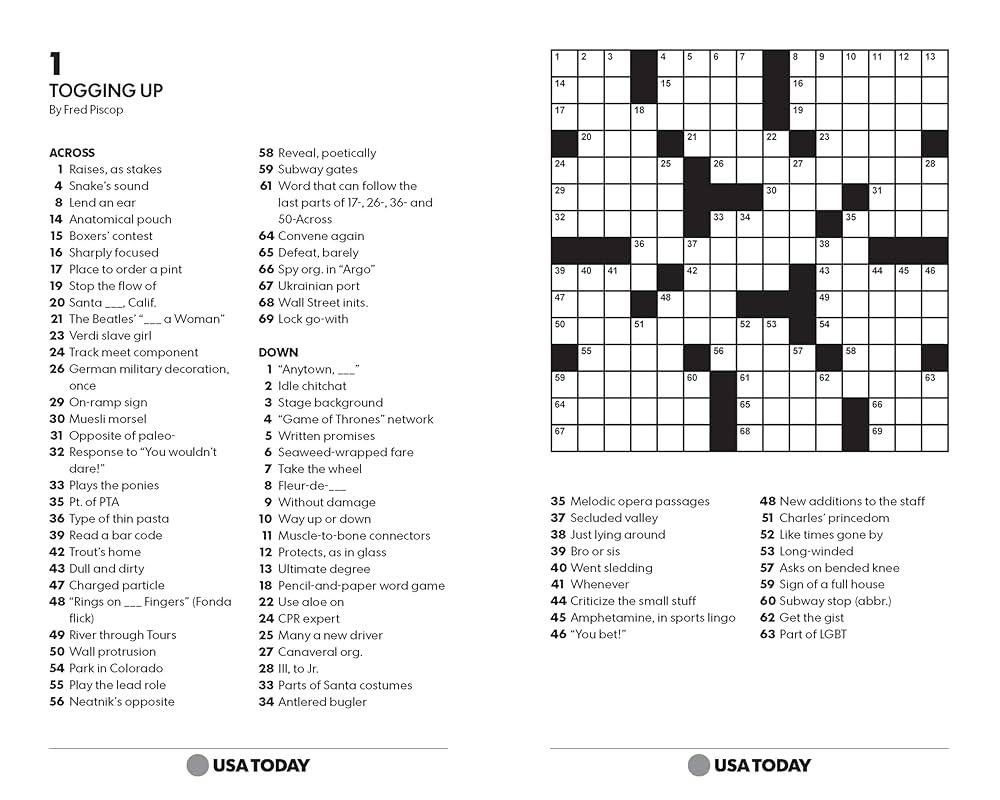 Usa Today Printable Crossword Puzzles Daily Printable Crosswords