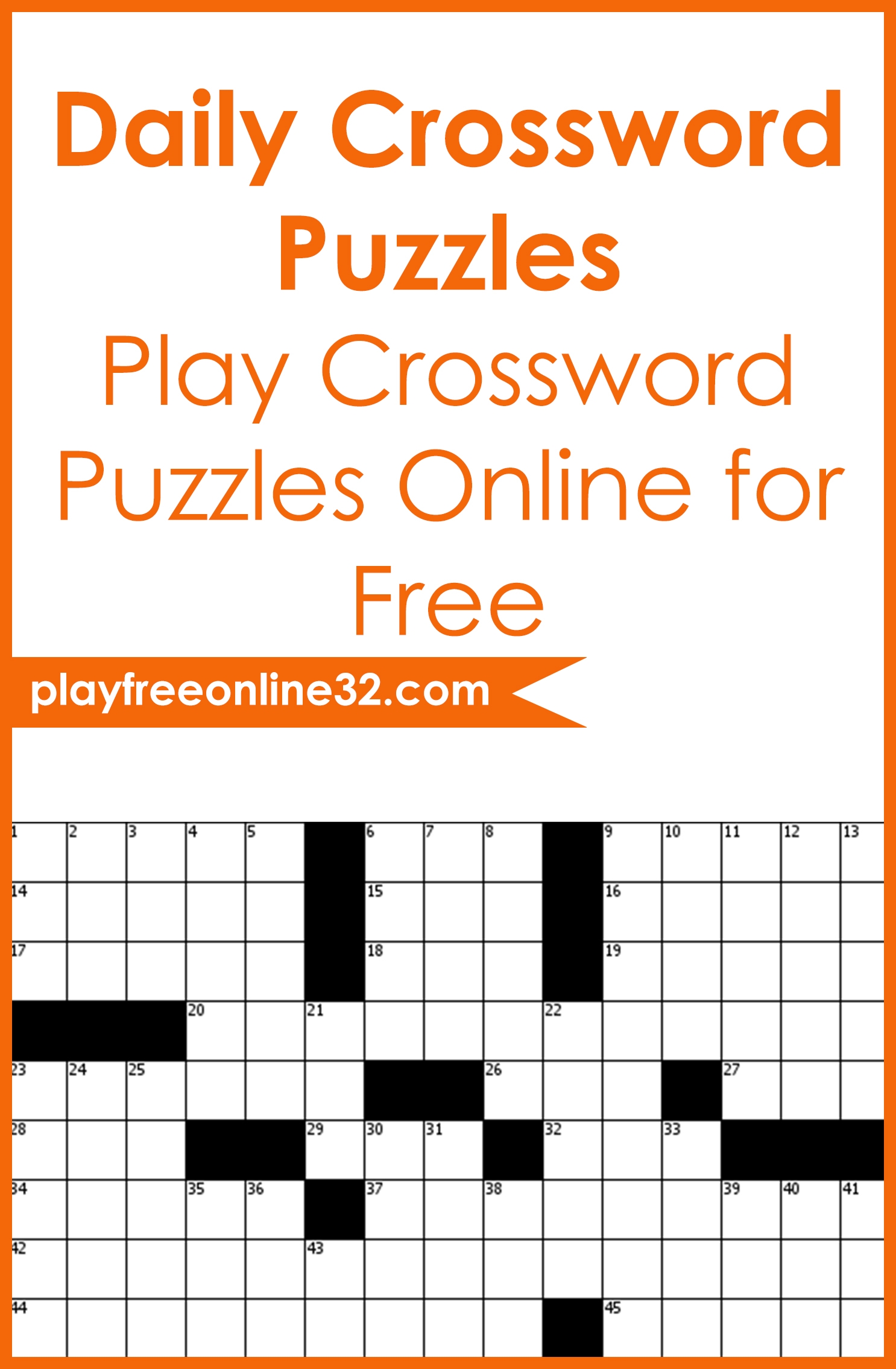 Versatile Free Printable Daily Crossword Puzzles Russell Website