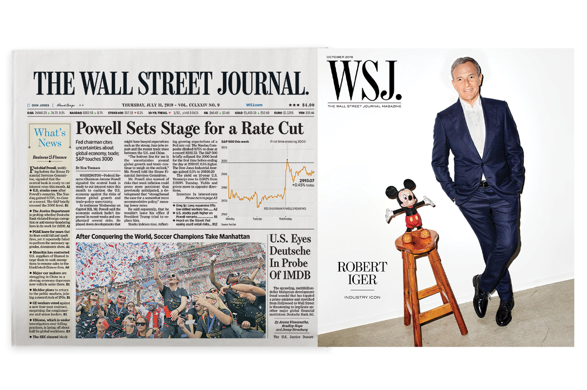 Wall Street Journal Front Page