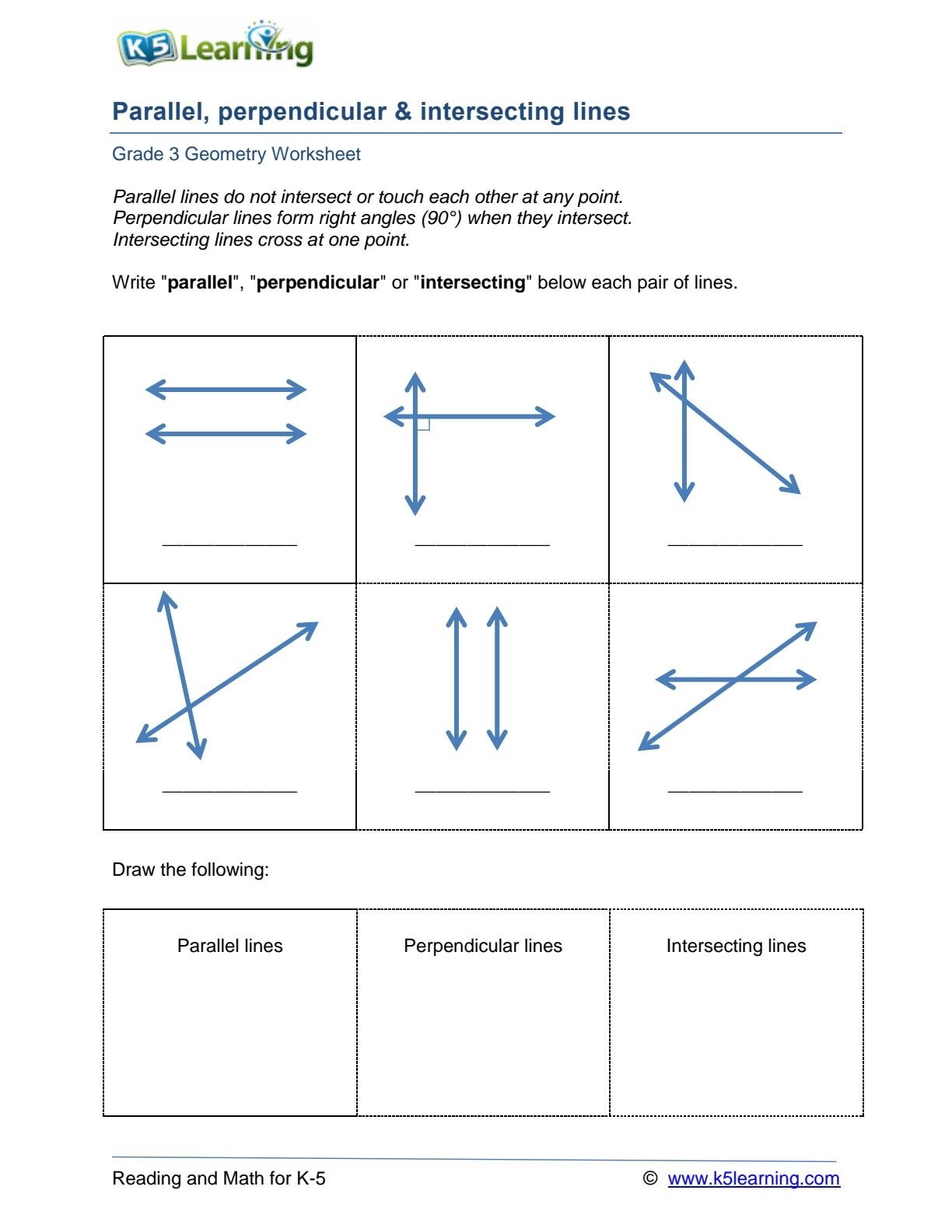 9 Comprehensive Parallel And Perpendicular Lines Worksheets The 