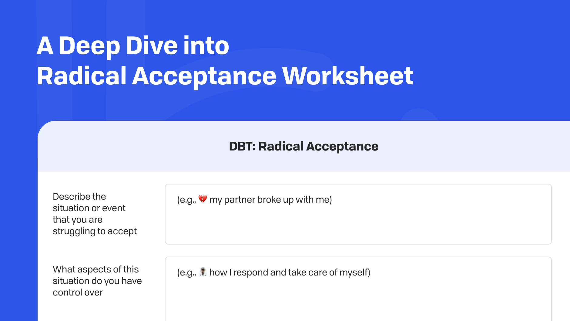 A Therapist s Deep Dive The Radical Acceptance Worksheet