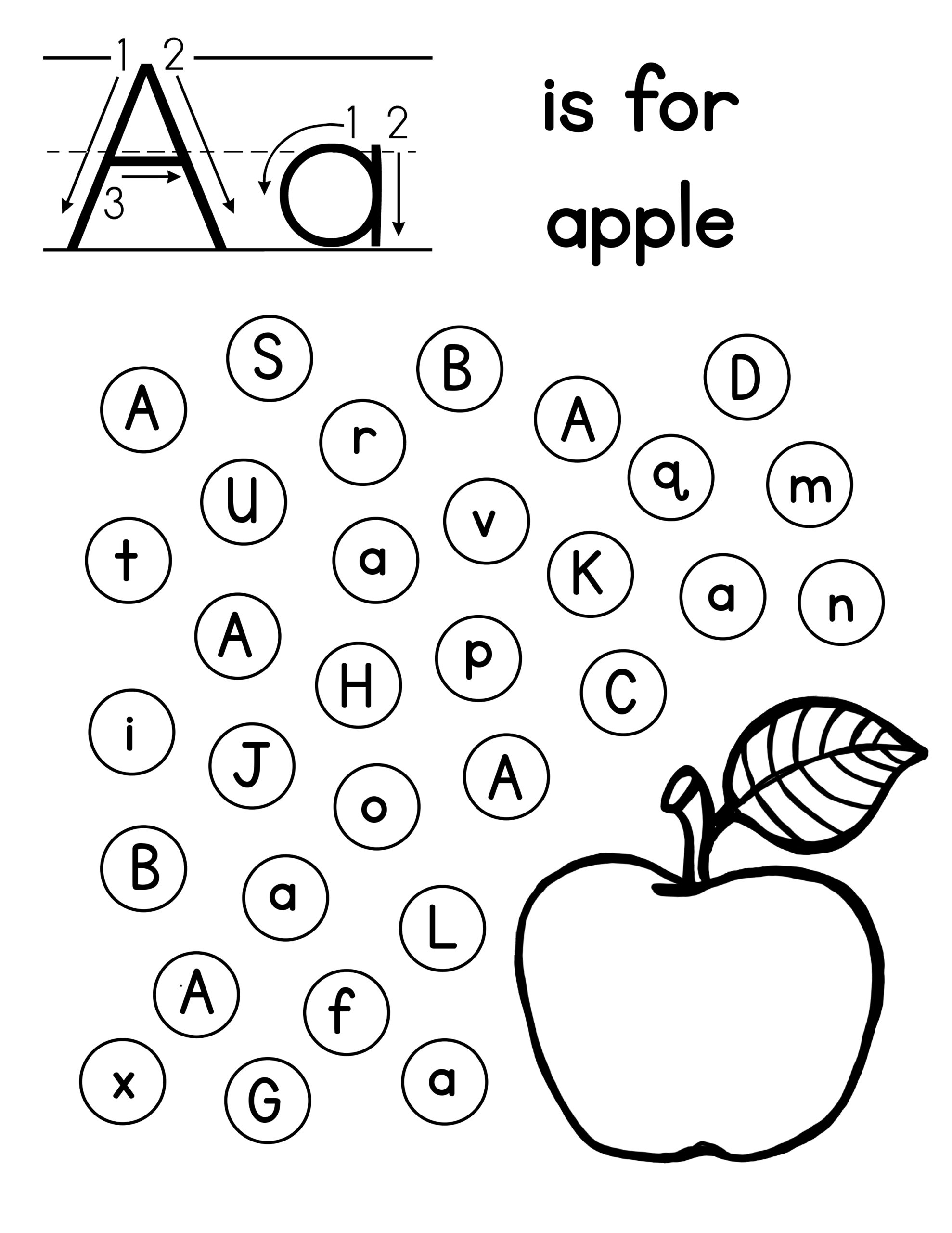 Alphabets Trace Find And Color Eduflakes