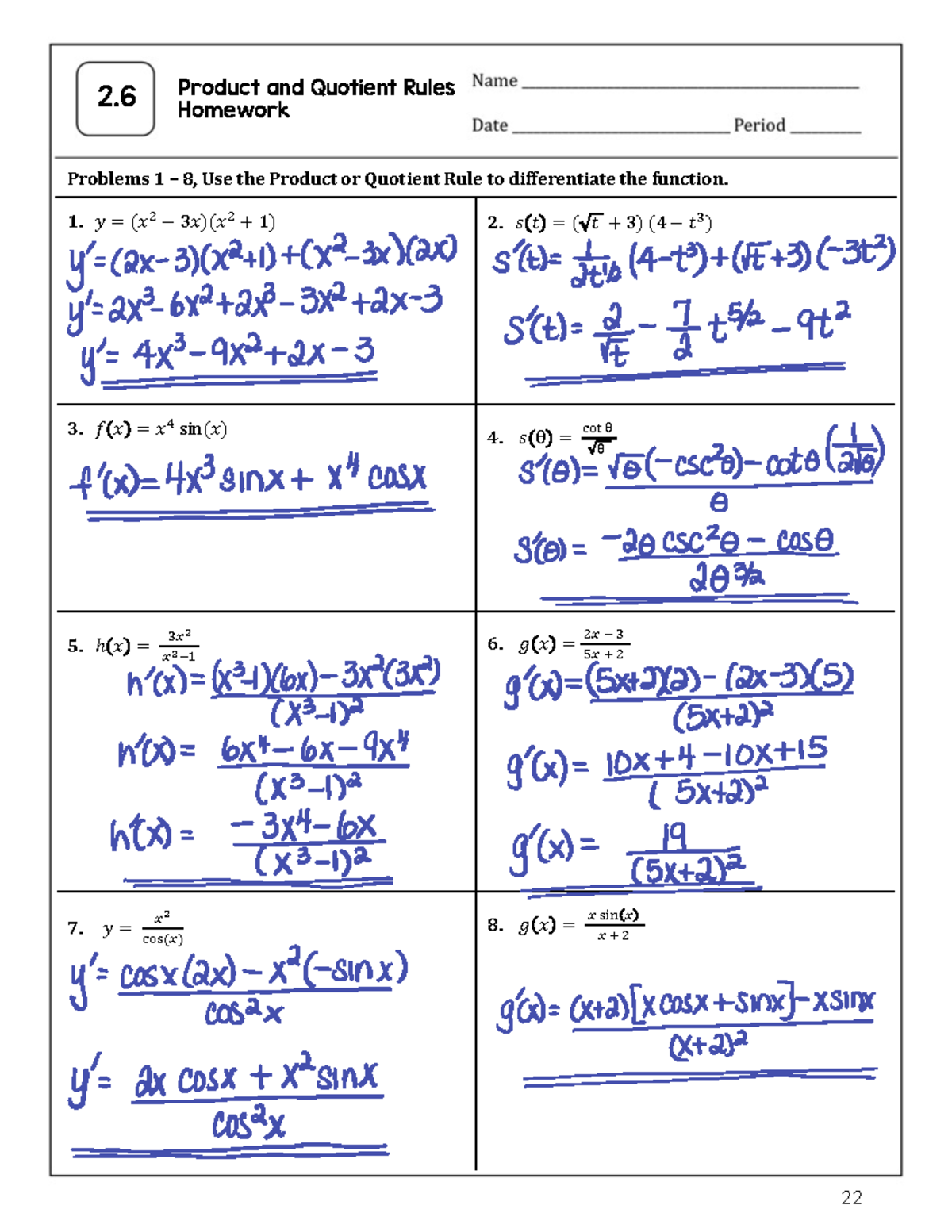 Calculator FRQ Practice HW 2 Solutions And Analysis Studocu
