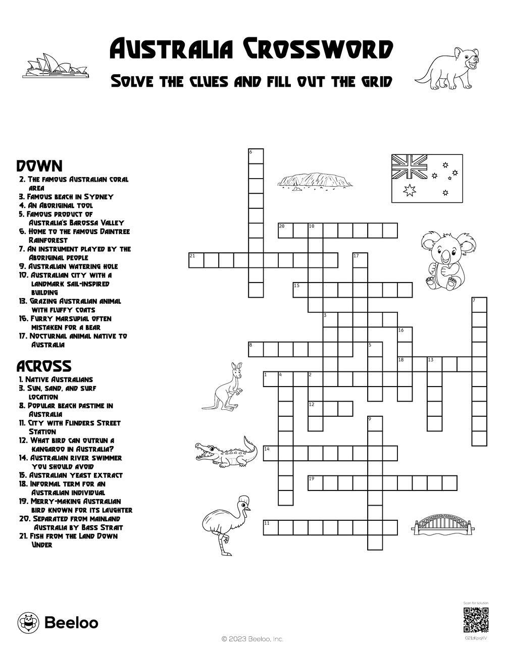 Crossword Puzzles Beeloo Printable Crafts And Activities For Kids Crossword Puzzles Beeloo Printable Crafts And Activities For Kids